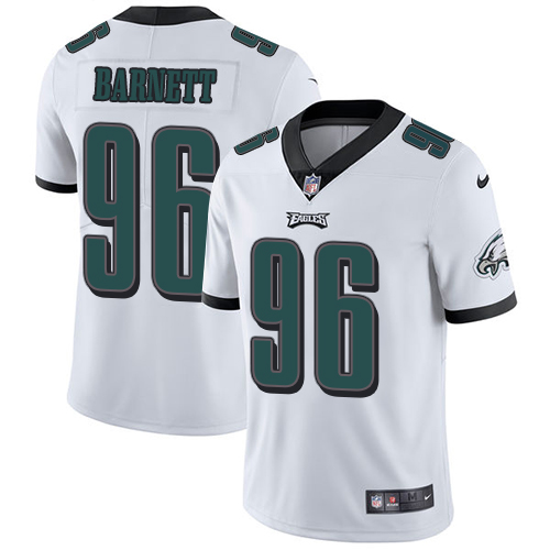 2019 Men Philadelphia Eagles #96 Derek Barnett white Nike Vapor Untouchable Limited NFL Jersey